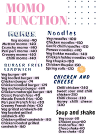 Momo Junction menu 1