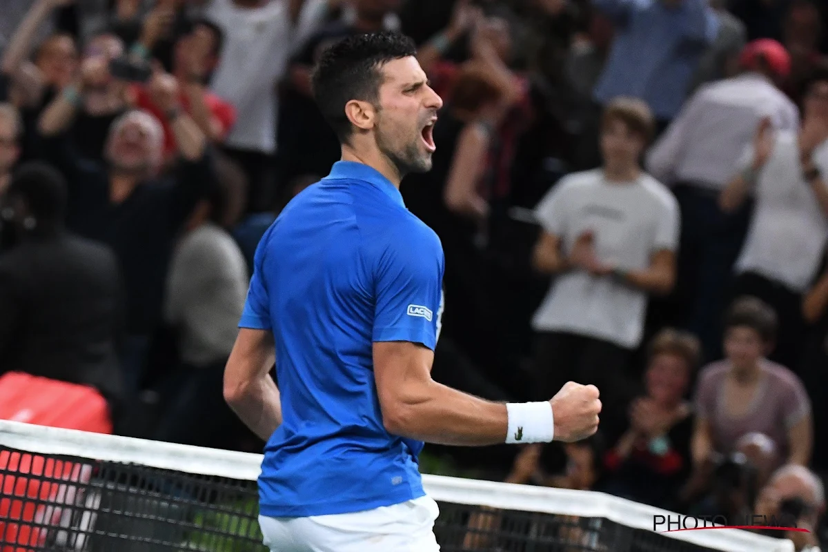 Novak Djokovic haalt het na superspannende clash van nummer 5 van de wereld en treft Rune in finale Parijs