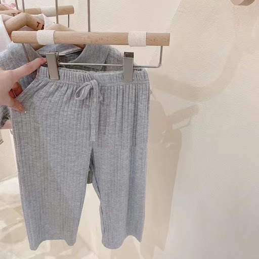 Title 3, Childrens short-sleeved wide-leg pants two-pie...