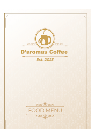 D'aromas Coffee menu 