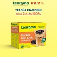 Trà Sữa Trân Châu Tearoma Truyền Thống (Hộp 5 Ly/ 250G, 5 Gói Trà Sữa X 22G, 5 Gói Trân Châu X 28 G)