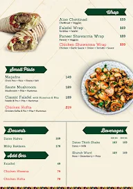 Just Falafel menu 2