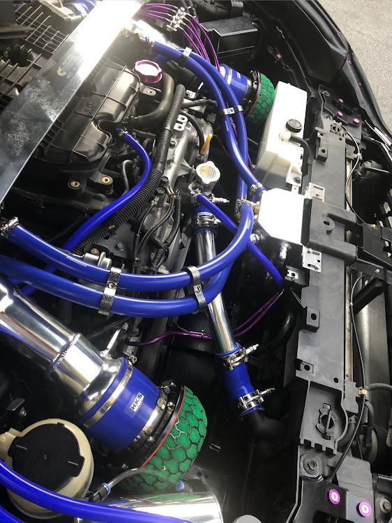 フーガのオートゲージ バキューム計・ラジエターホース交換・アルミパイピング・大黒PA・DIYに関するカスタム事例の投稿画像3枚目