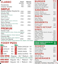 Foody Hub menu 1