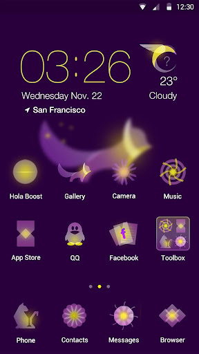 Magic Night - Launcher Theme