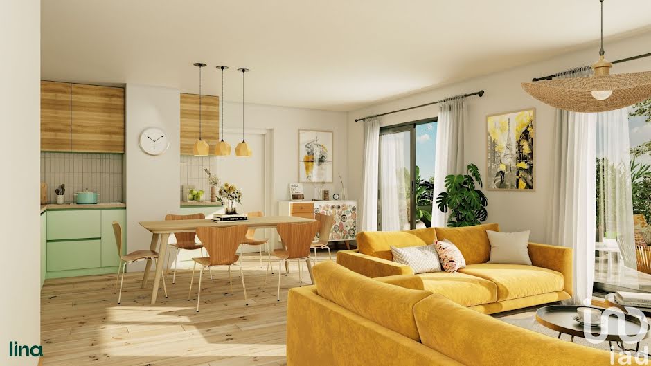 Vente appartement 2 pièces 45 m² à Saint-André-le-Gaz (38490), 140 000 €