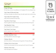 Royal Fusion menu 5