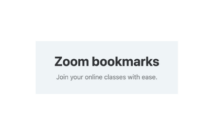 Zoom Bookmarks Preview image 0