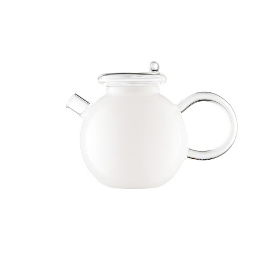 Title 4, Original Design Heatable Glass Teapot and Teacu...