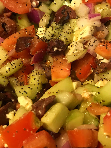 If you love feta cheese, kalamata olives, cucumber and tomatoes, then you'll love this recipe! This is a great side dish to steak, chicken or fish. 