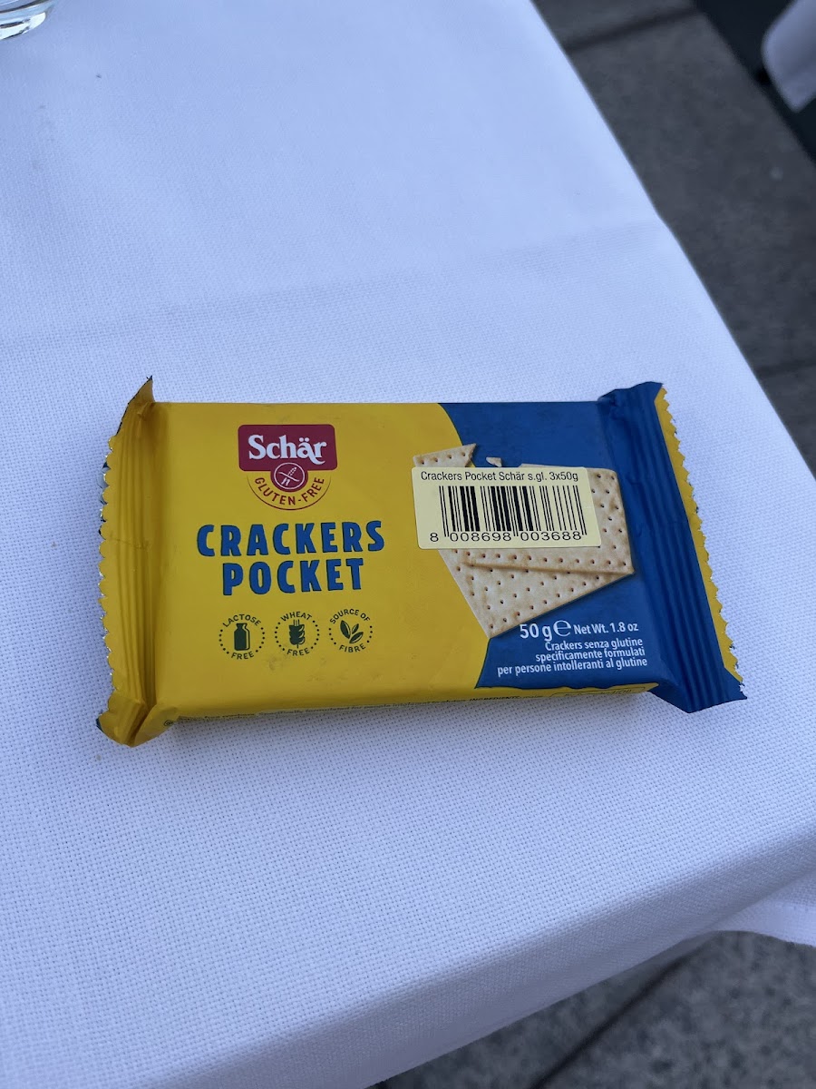 Glutenfree crackers