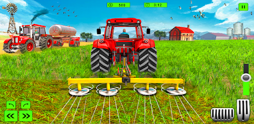 Indian Farming Tractor Game 3D