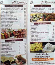 Al Qureshis menu 1