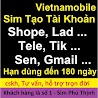 Sim Vietnamobile Chuyên Tạo Tài Khoản, Nhận Otp, Code, Nghe Gọi Như Sim Thường