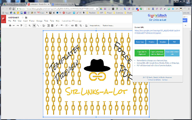 Sir Links-a-Lot chrome extension