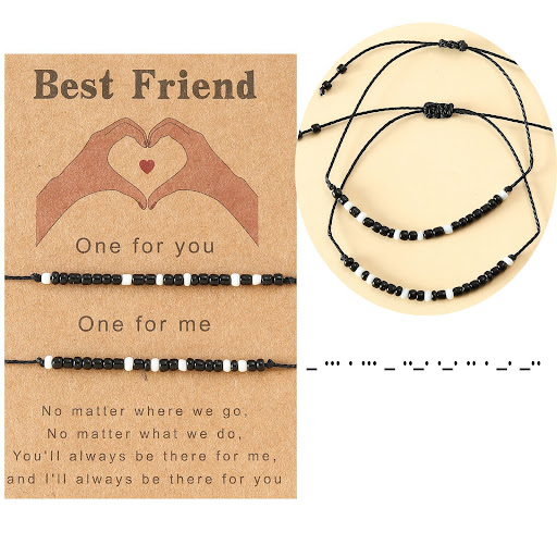 Title 2, Mizhu Moss Code Wax Thread Braided Bracelet – D...