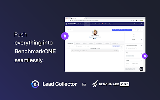 Lead Collector for BenchmarkONE