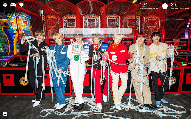 BTS Bangtan Boys Wallpaper HD New Tab