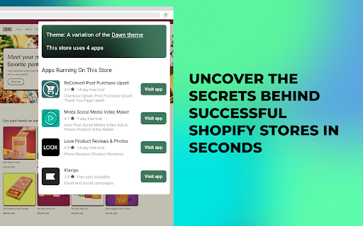 Shoper Spy - Shopify Store Shopify App Finder