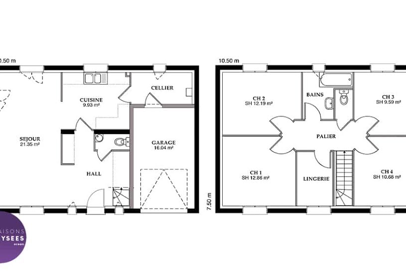  Vente Terrain + Maison - Terrain : 578m² - Maison : 109m² à Tonnay-Charente (17430) 