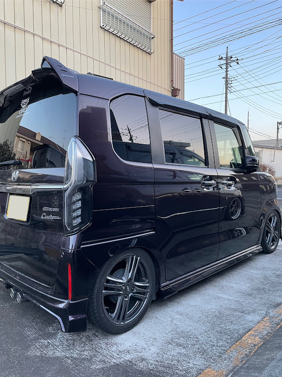 Nボックスカスタムの車高調整・DIY・NBOX JF3・無限MUGENに関するカスタム事例の投稿画像1枚目