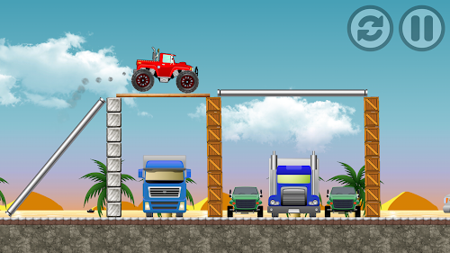 Android application Monster Truck Games screenshort