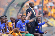 Kaizer Chiefs head coach Steve Komphela looking dejected along with his bench during the Absa Premiership match against Polokwane City at FNB Stadium on December 18, 2016 in Johannesburg, South Africa.