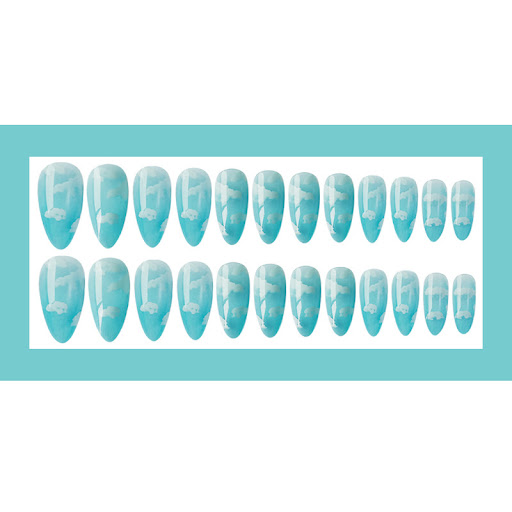 Title 4, Water drop fake nail patch for a perfect manicu...