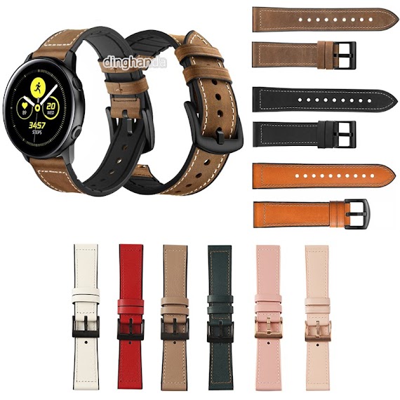 Dây Đeo Da Thay Thế Cho Đồng Hồ Samsung Galaxy Watch Active 2