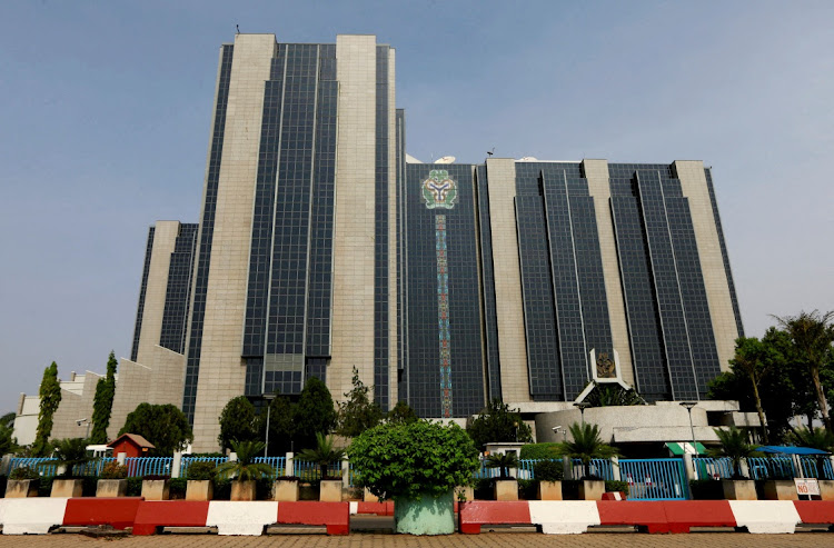 Central Bank of Nigeria's headquarters in Abuja, Nigeria, November 22 2020. Picture: AFOLABI SOTUNDE/REUTERS