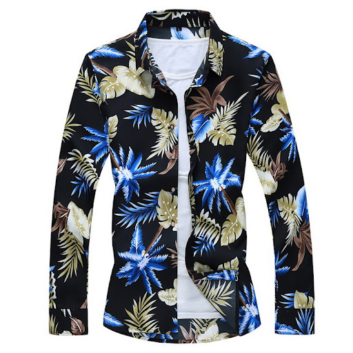 Title 8, Long sleeve floral shirt