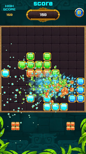 Jewels Jungle Treasure - Block Puzzle Hexa