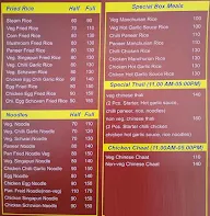 Delhi 62 Chinese Fast Food menu 3