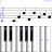 (light) learn sight read music icon