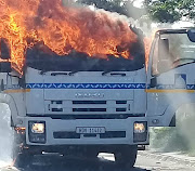An eThekwini municipality truck was set alight in Umlazi, in the south of Durban, on Friday.