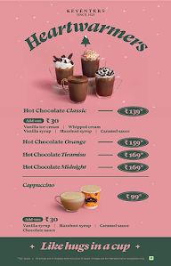 Keventers - Milkshakes & Desserts menu 7