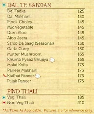 Pind Balluchi Express menu 7