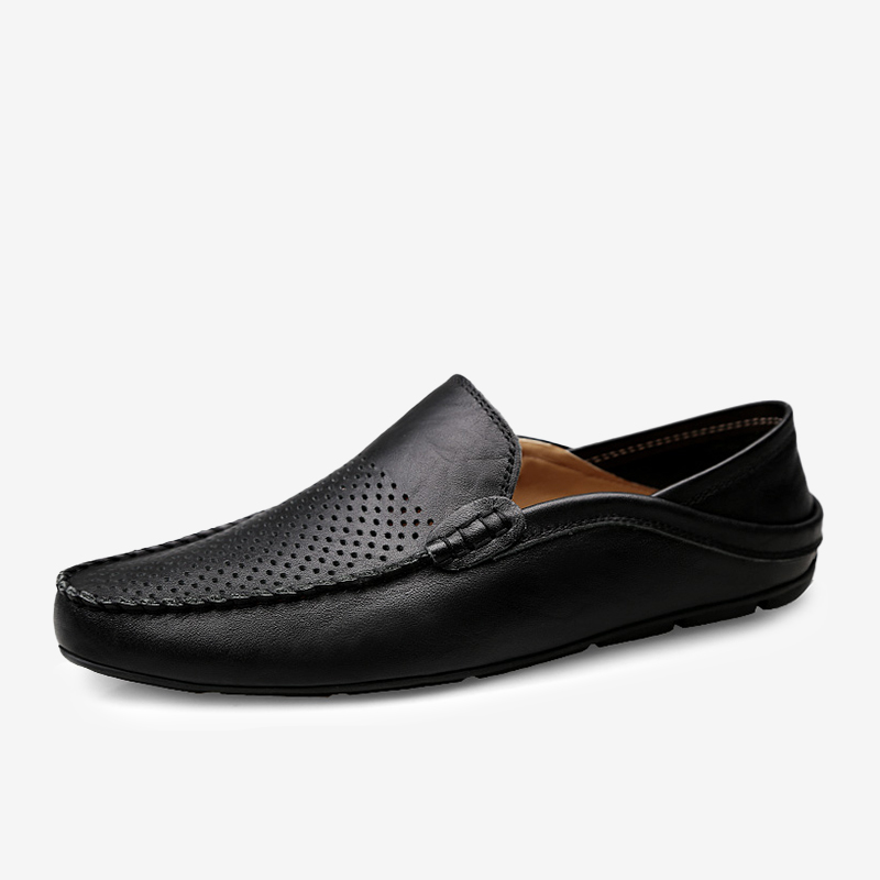 Men Leather Soft Sole Casual Driving Shoes | Calceus | United States