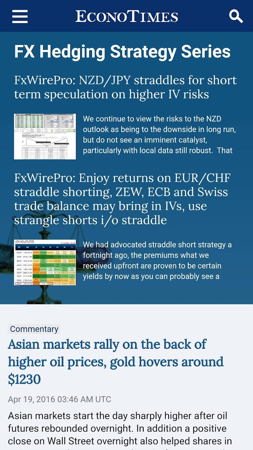EconoTimes Screen 2
