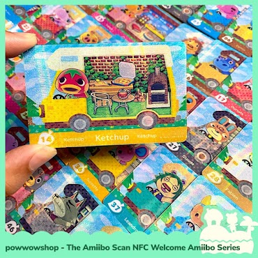 [Sẵn Vn - Hỏa Tốc] Phụ Kiện Thẻ Amiibo Scan Nfc Hologram Welcome Series Animal Crossing Horizons Nintendo Switch