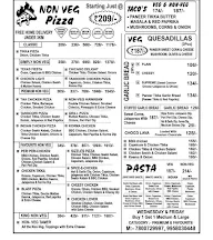 Tha pizza corner menu 1