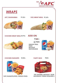 AFC American Fried Chicken menu 5