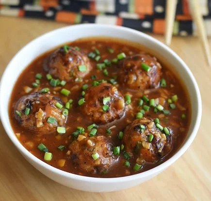 Veg Manchurian +3 Laccha Paratha From Mum's Kitchen."