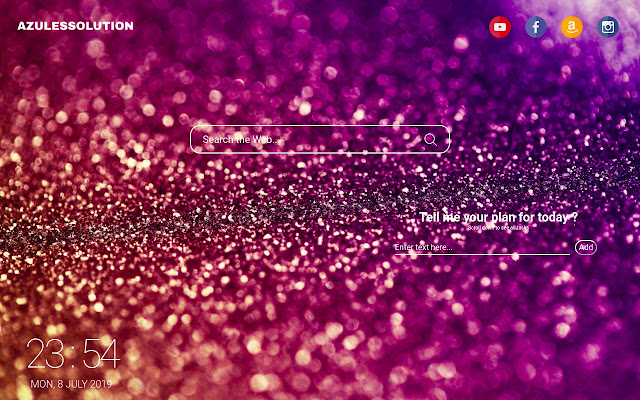 Glitter Wallpaper - New Tab Theme