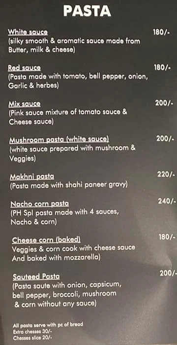 Cafe Divine menu 