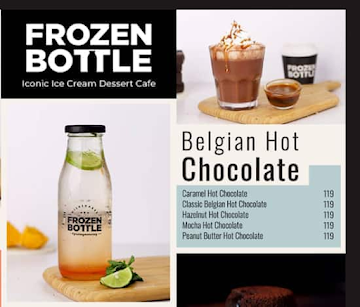 Frozen Bottle - Milkshakes, Desserts And Ice Cream menu 