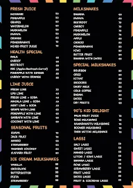 90's Kid Juice & Cafe Bar menu 3