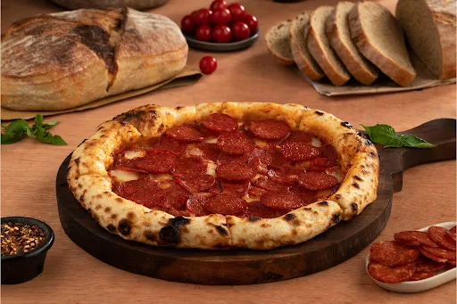 Sourdough Double Pepperoni Pizza (Pork)(4 Slice)