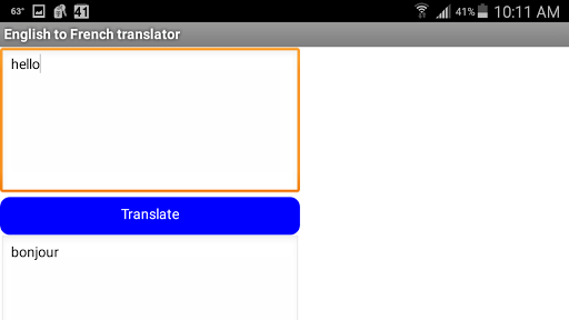 English to French translator