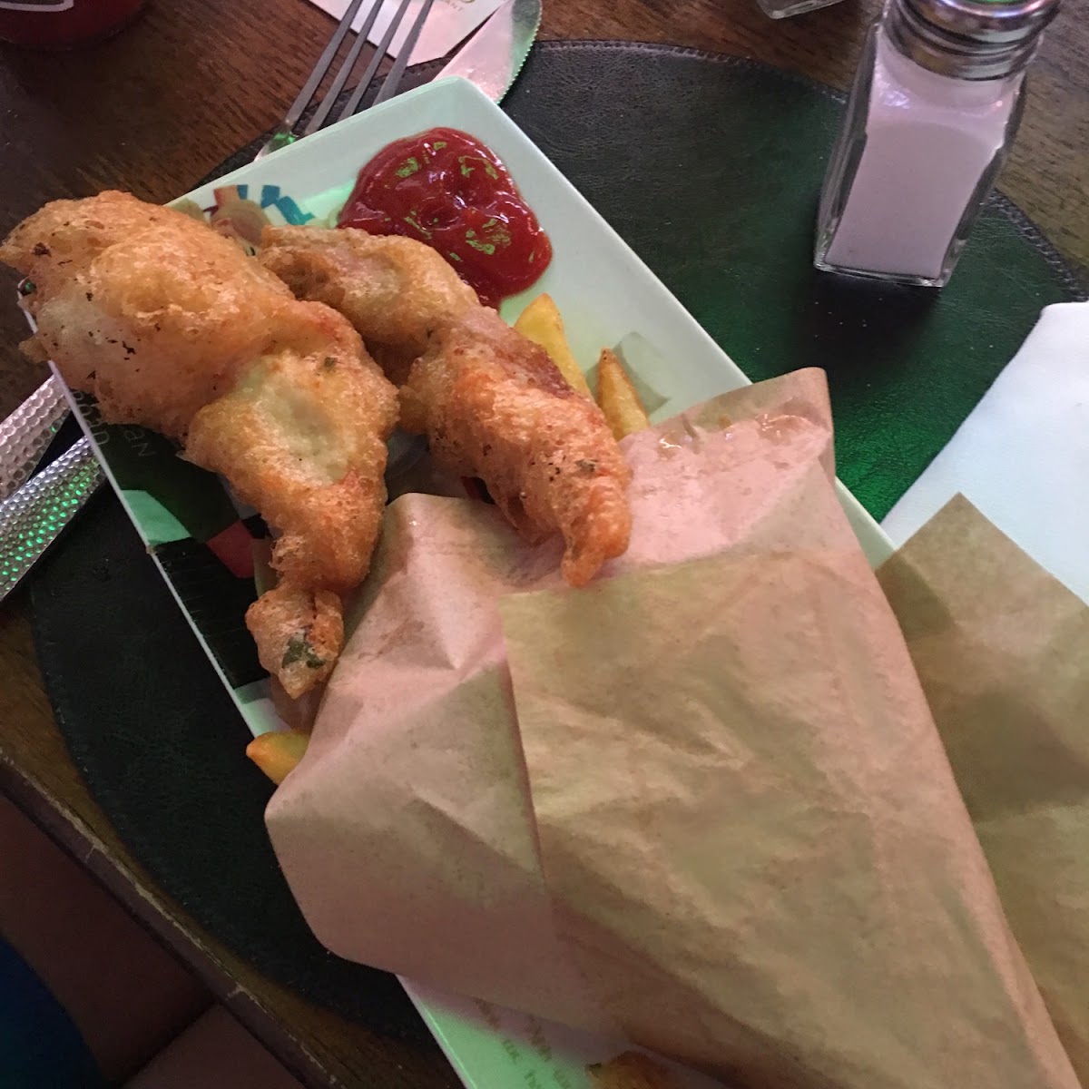 Chicken fingers and fries